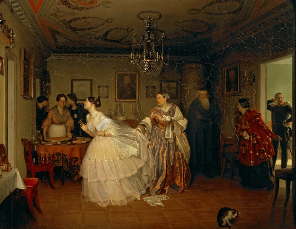 matchmaking of the major by Pavel Fedotov, 12x8" (A4) Poster