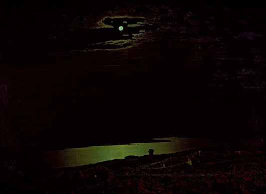 moonlit night on the dniepr by Arkhip Kuindzhi, 12x8" (A4) Poster