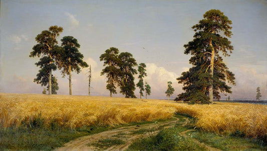rye by  Ivan Shishkin, 1878, 12x8" (A4) Poster