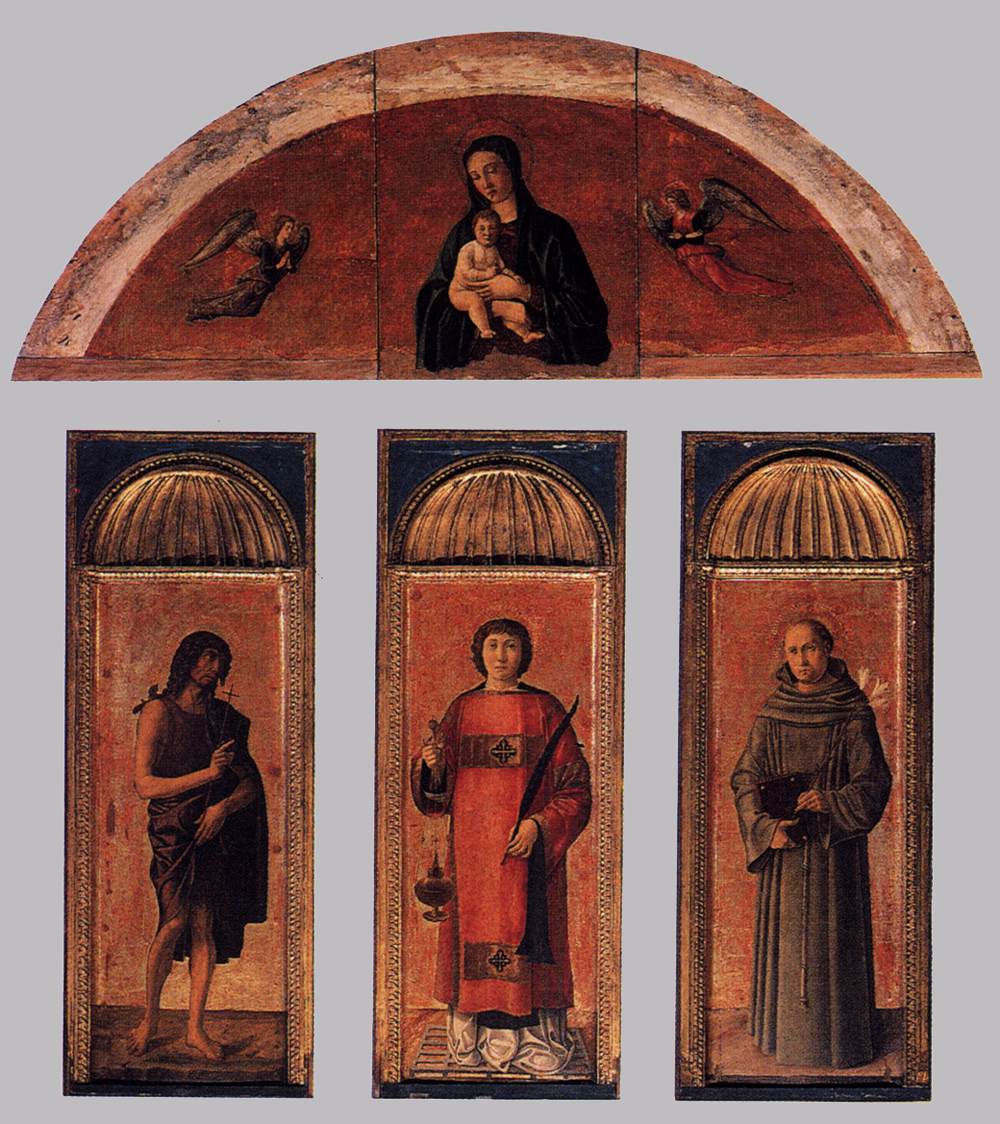 Triptych of St Lawrence, vintage artwork by Jacopo Bellini, A3 (16x12") Poster Print