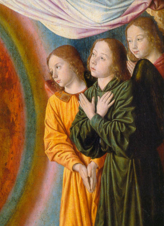 Triptyque of Moulins (detail), vintage artwork by Jean Hey, A3 (16x12") Poster Print