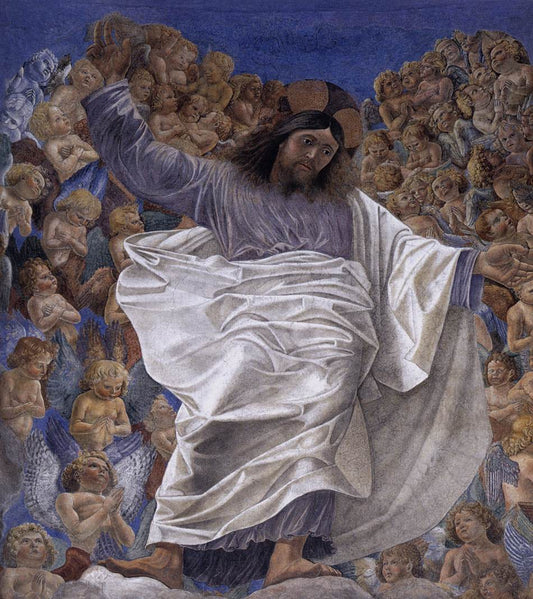 Triumphant Christ, vintage artwork by Melozzo da Forlì, A3 (16x12") Poster Print
