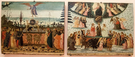 Triumphs of Time and Eternity, vintage artwork by Jacopo del Sellaio, A3 (16x12") Poster Print