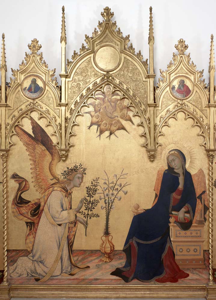 Annunciation by Simone Martini & Lippo Memmi Martini, 12x8" (A4) Poster