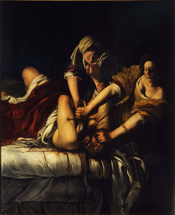 judith and holofernes by Artemisia Gentleschi, 12x8