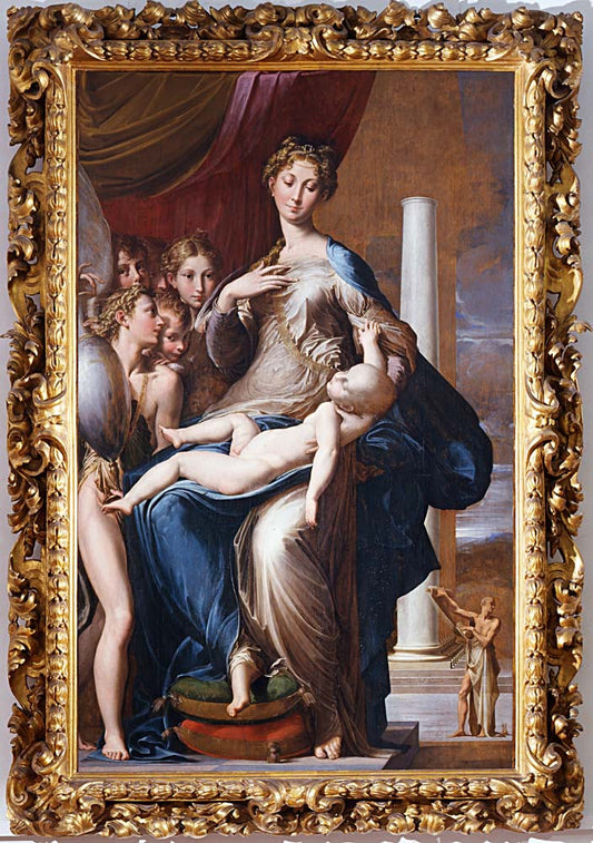 madonna of san zaccaria by Parmigianino Mazzola, 12x8" (A4) Poster