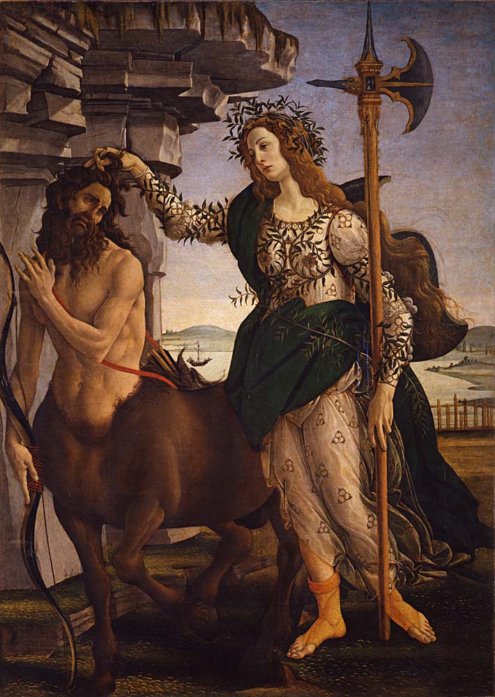 pallas and the centaur by Botticelli Filipepi, 12x8" (A4) Poster