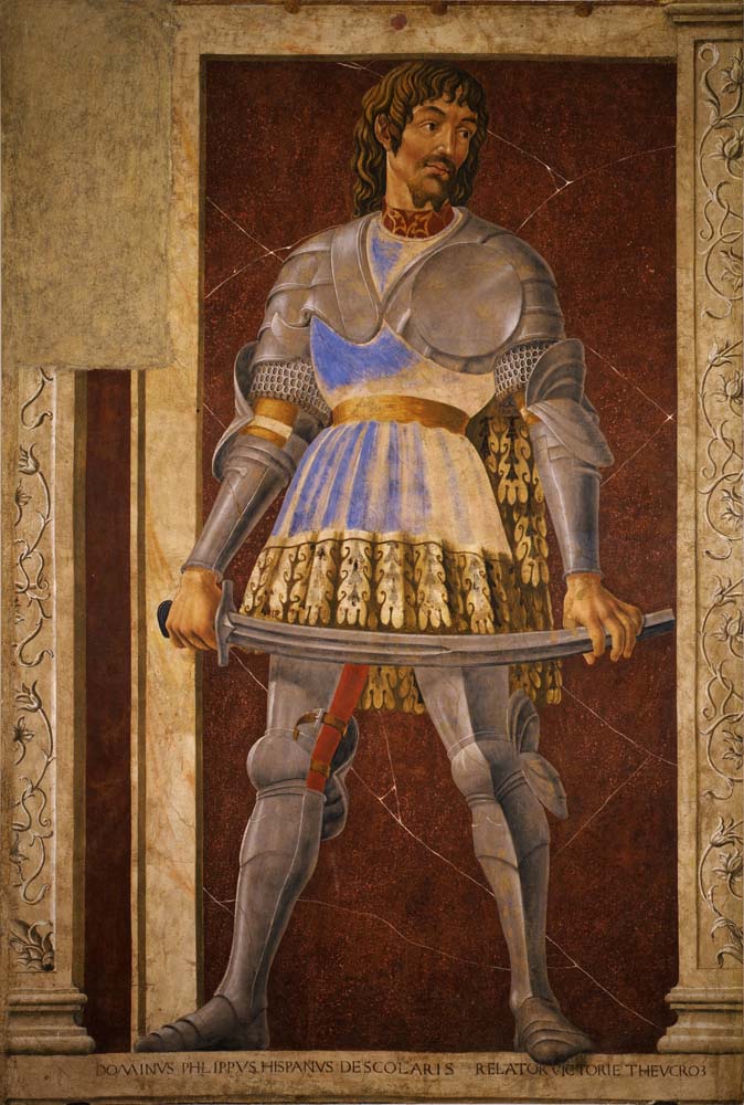 pippo spano by Andrea del Castagno, ca.1450, 12x8" (A4) Poster
