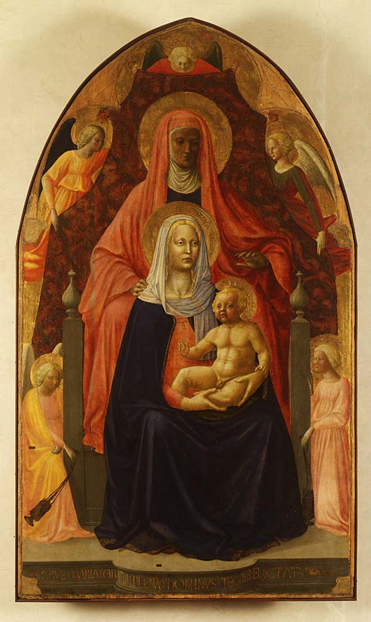 saint anne metterza by M./Masolino Cassai/Fini, 12x8" (A4) Poster