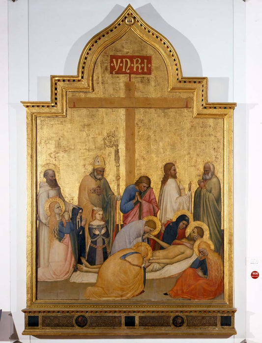 saint remigio pieta by Giottino, 1357-1359, 12x8" (A4) Poster