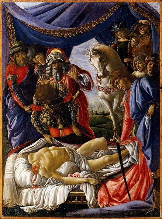 the discovery of holofernes corpse by B. Filipepi, 12x8" (A4) Poster