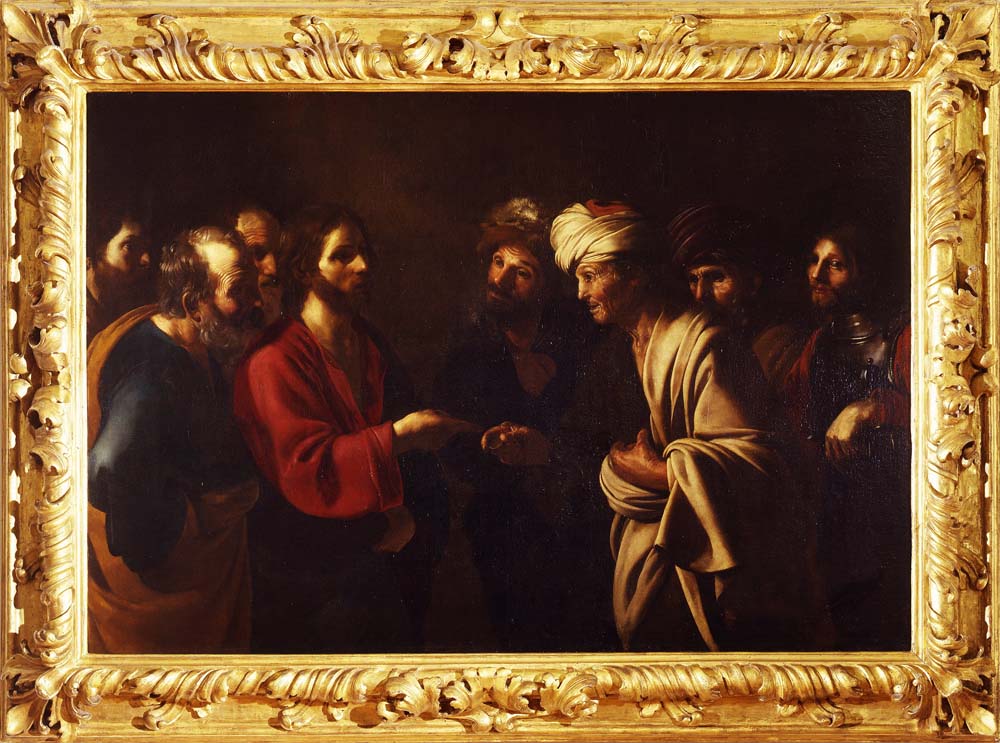 tribute to caesar by Bartolomeo Manfredi Manfredi, 12x8" (A4) Poster