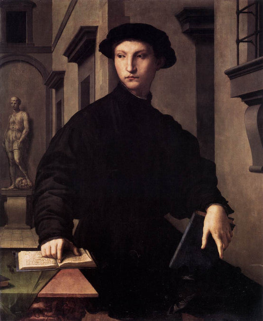 Ugolino Martelli, vintage artwork by Agnolo Bronzino, A3 (16x12") Poster Print