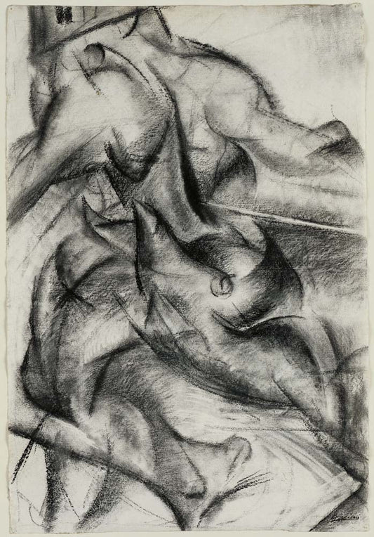 Umberto Boccioni - Muscular Dynamism, vintage art, modern poster print