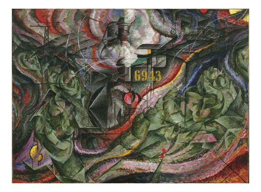 Umberto Boccioni - States of Mind I The Farewells, 16x12" (A3) Poster Print