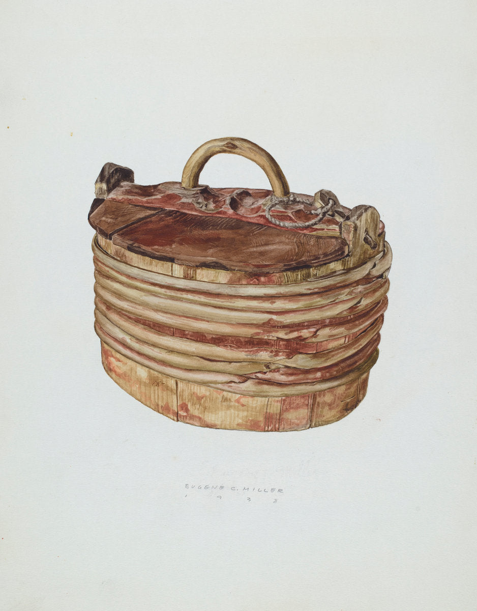 Butter Tub by Eugene C. Miller (American, active c. 1935), 16X12"(A3)Poster Print