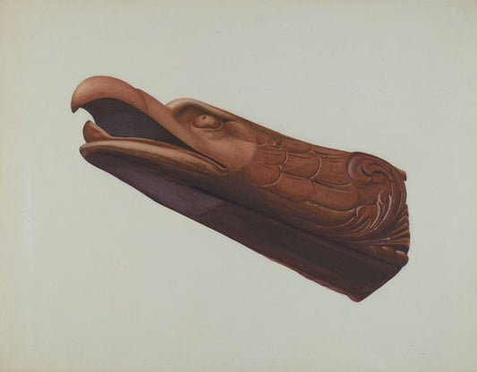 Eagle by Betty Fuerst (American, active c. 1935), 16X12"(A3)Poster Print