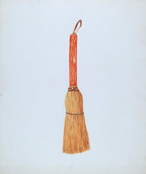 Broom by Peter Antonelli (American, active c. 1935), 16X12"(A3)Poster Print