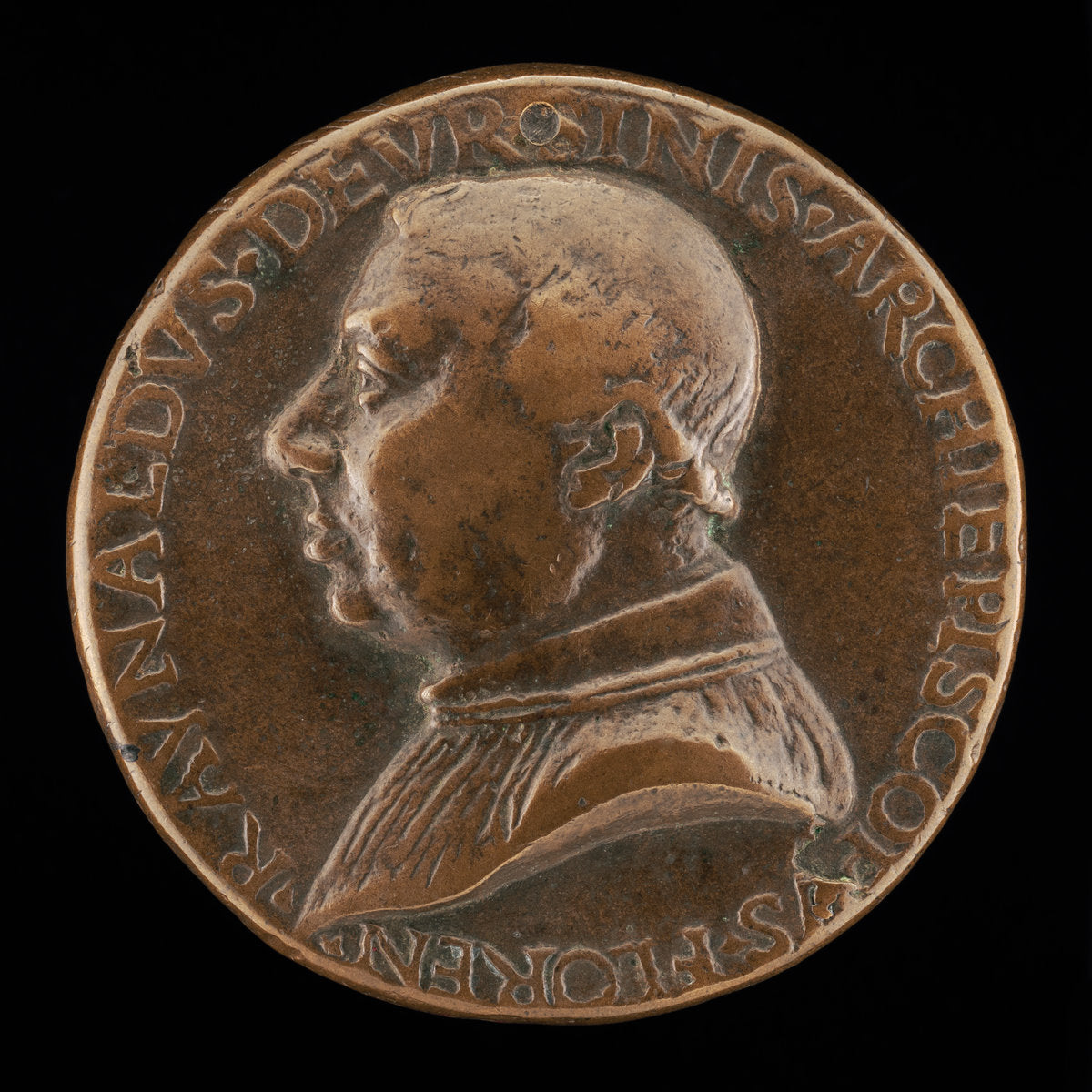 Rinaldo Orsini, d. 1510, Archibishop of Florence 1474 [obverse] by Niccolò Fiorentino (Italian, 1430 - 1514), 16X12"(A3)Poster Print