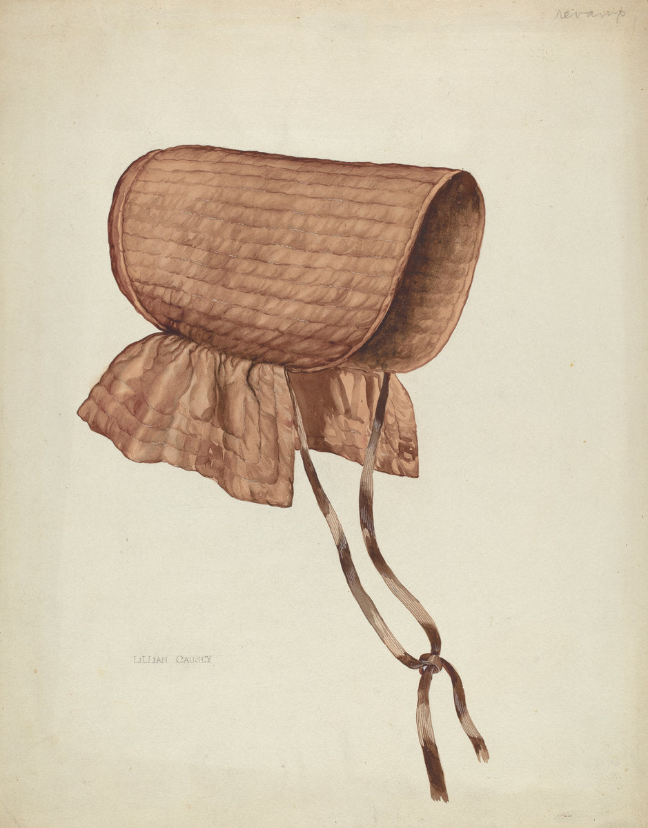 Rain Bonnet by Lillian Causey (American, active c. 1935), 16X12"(A3)Poster Print