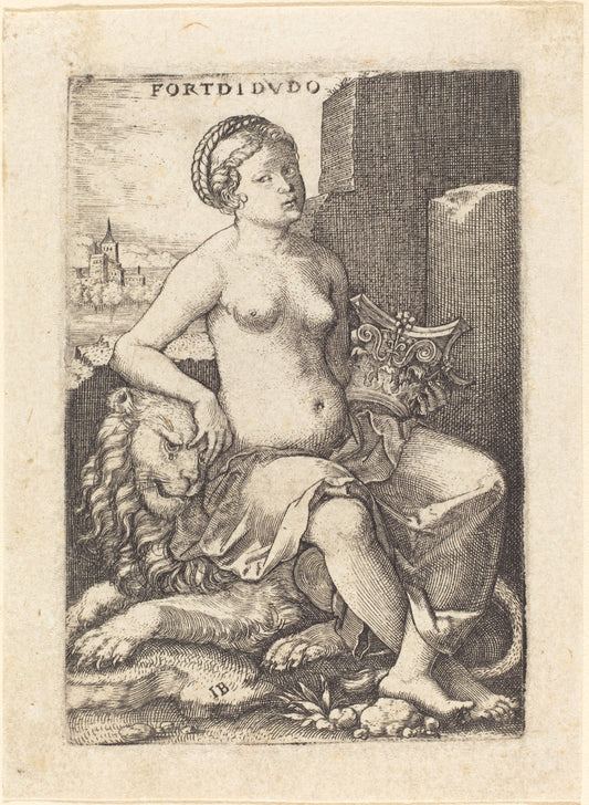 Fortitudo by Master IB (German, active c. 1523/1530), 16X12"(A3)Poster Print
