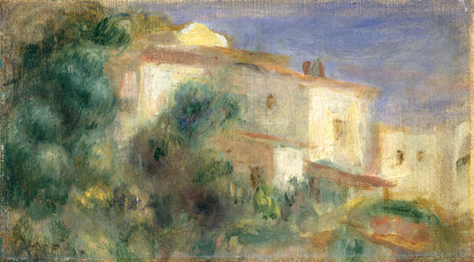 Maison de la Poste, Cagnes by Auguste Renoir (French, 1841 - 1919), 16X12"(A3)Poster Print