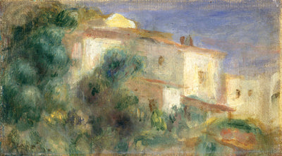 Maison de la Poste, Cagnes by Auguste Renoir (French, 1841 - 1919), 16X12"(A3)Poster Print