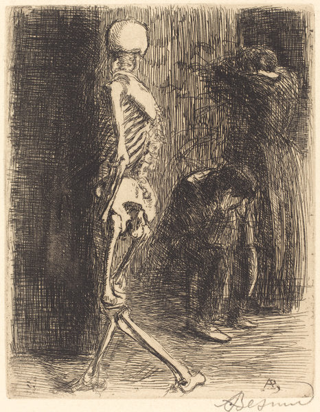 After the Visit (Après sa visite) by Albert Besnard (French, 1849 - 1934), 16X12"(A3)Poster Print