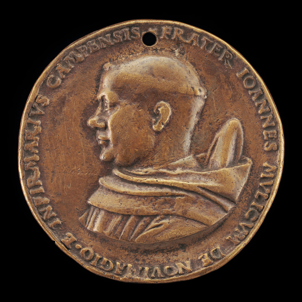 Johannes Mulicum, Infirmarian of the Cistercian Monastery at Kamp near Neuss [obverse] by Friedrich Hagenauer (German, active c. 1525 - 1546), 16X12"(A3)Poster Print