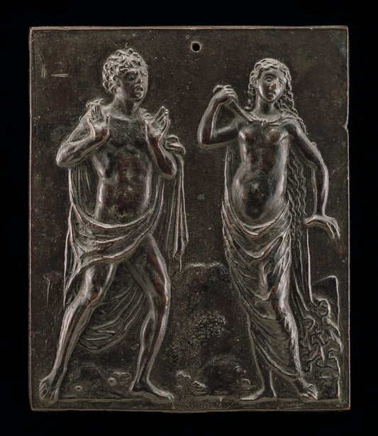 The Death of Lucretia by Attributed to Moderno (Italian, 1467 - 1528), 16X12"(A3)Poster Print