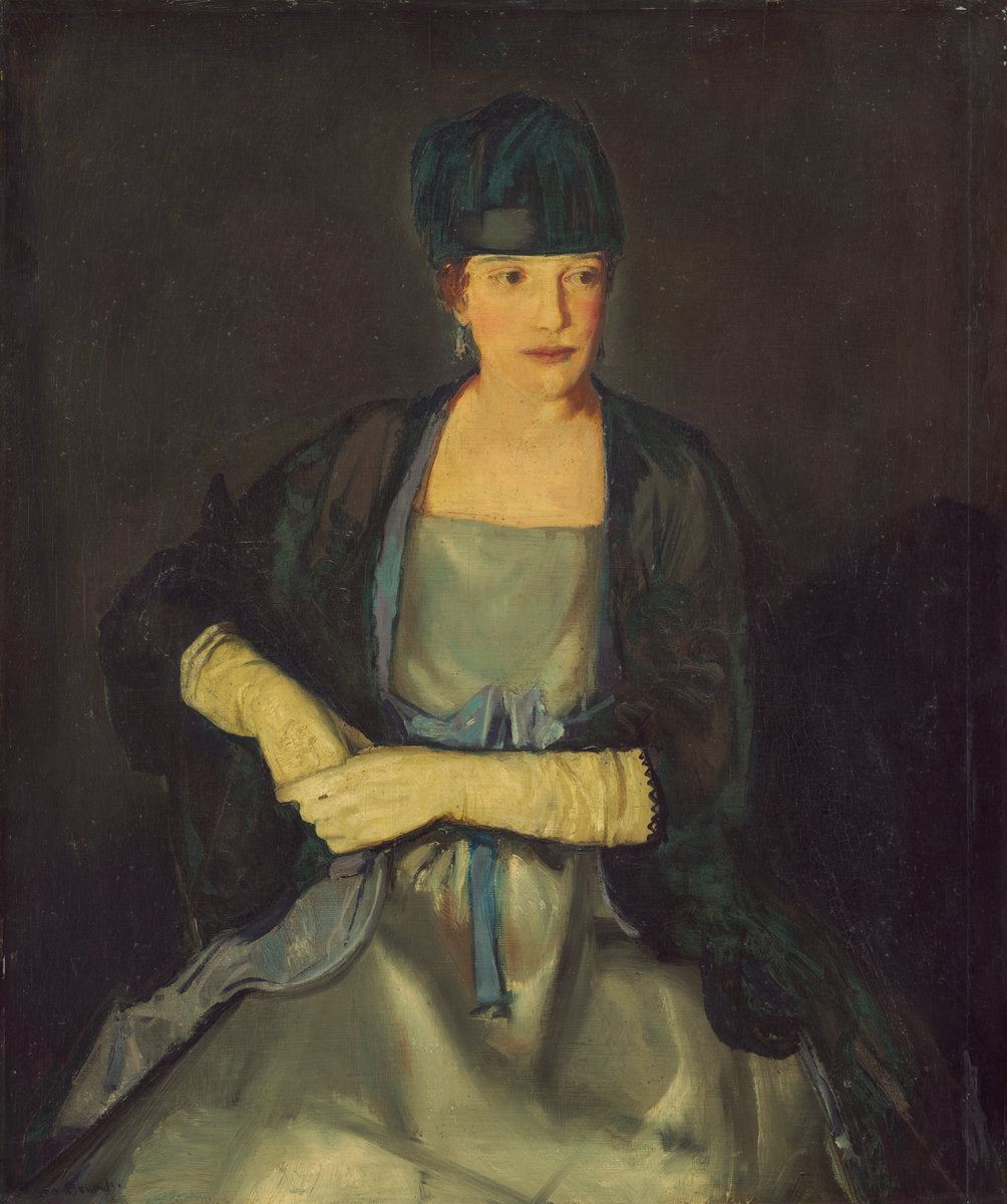 Maud Murray Dale (Mrs. Chester Dale) by George Bellows (American, 1882 - 1925), 16X12"(A3)Poster Print