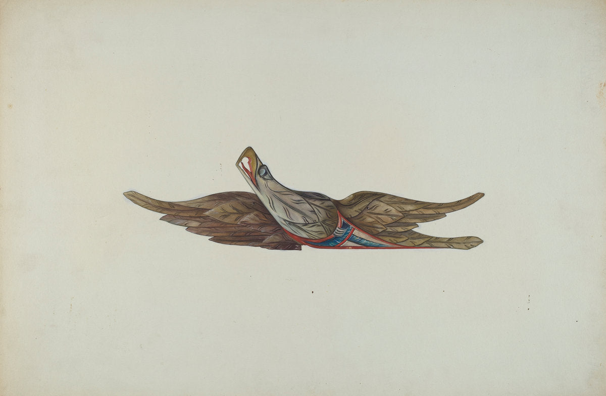 Eagle by Helen E. Gilman (American, born 1913), 16X12"(A3)Poster Print