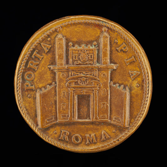 The Porta Pia [reverse] by Giovan Federico Bonzagni (Italian, after 1507 - 1588), 16X12"(A3)Poster Print