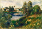 Landscape at Vétheuil by Auguste Renoir (French, 1841 - 1919), 16X12"(A3)Poster Print