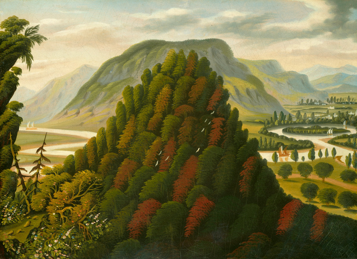 The Connecticut Valley by Thomas Chambers (American, 1808 - 1866 or after), 16X12"(A3)Poster Print