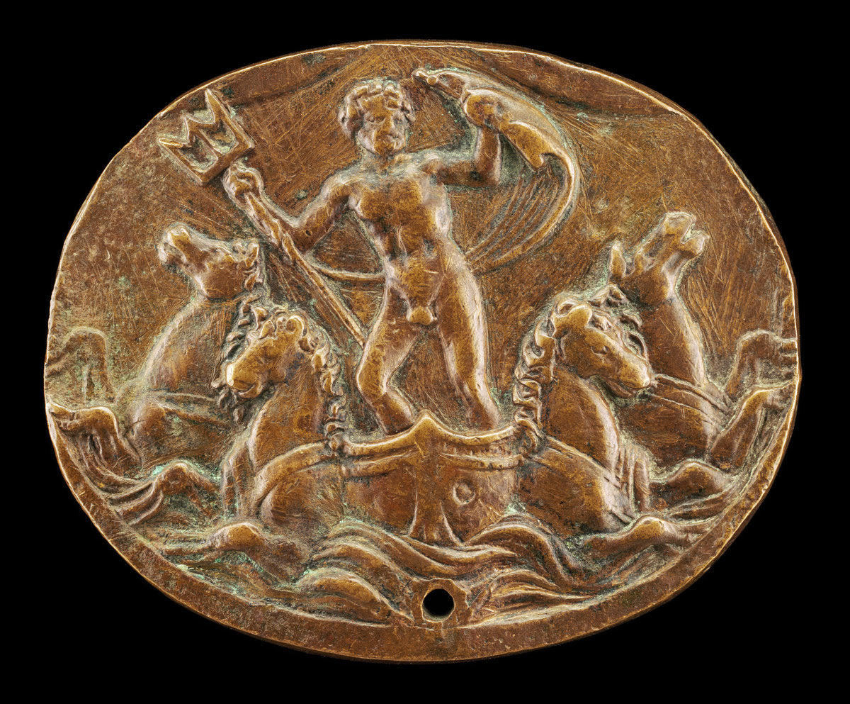 late 15th century by North Italian or Florentine 15th Century (Neptune), 16X12"(A3)Poster Print