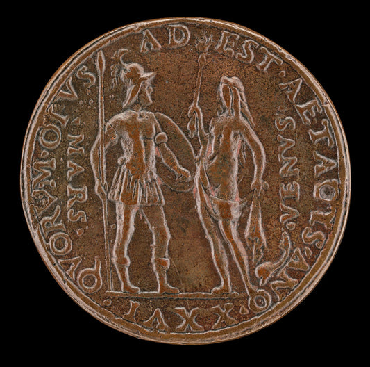 1497 by Roman 15th Century (Mars and Venus [reverse]), 16X12"(A3)Poster Print