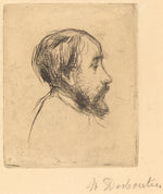 Degas by Marcellin-Gilbert Desboutin (French, 1823 - 1902), 16X12"(A3)Poster Print