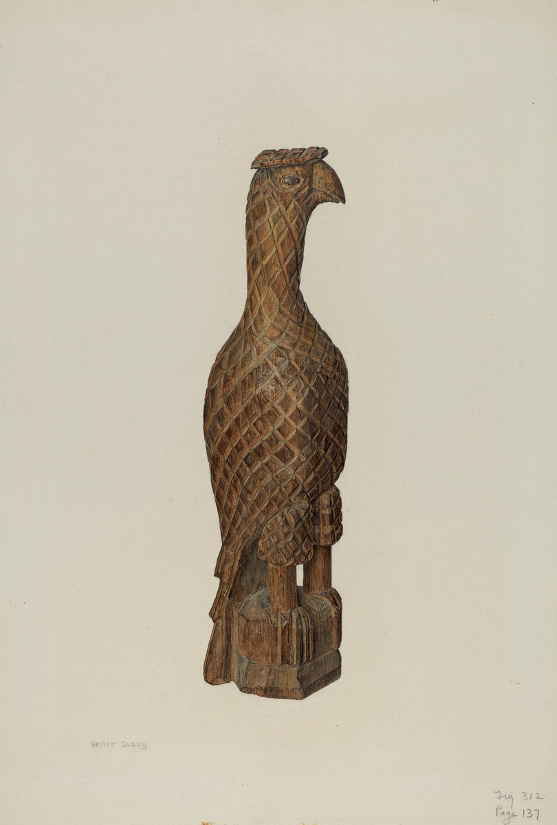 Eagle by Hester Duany (American, 1891 - 1964), 16X12"(A3)Poster Print