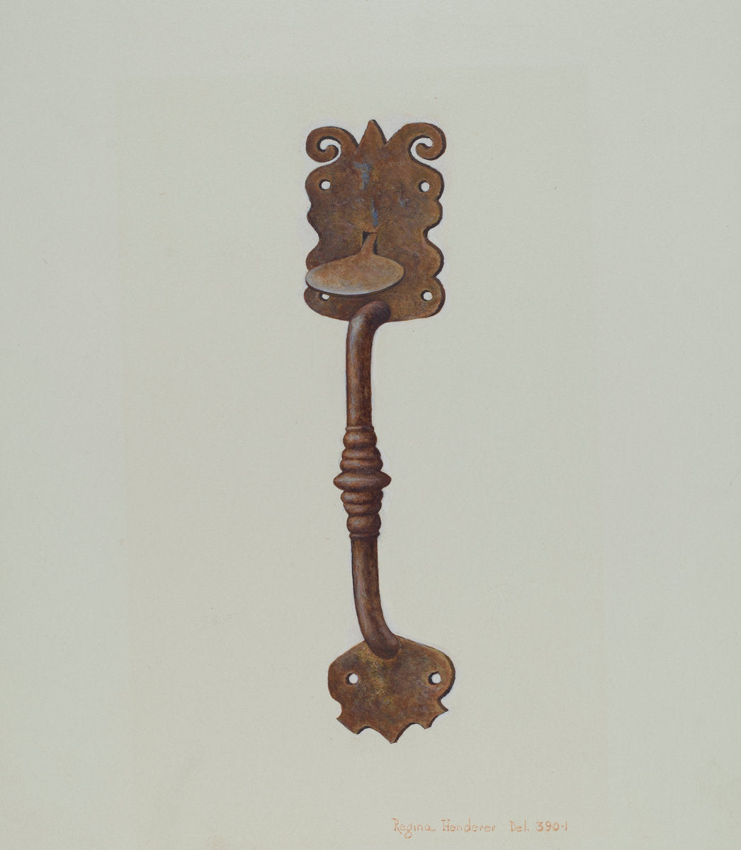 Suffolk Latch by Regina Henderer (American, active c. 1935), 16X12"(A3)Poster Print