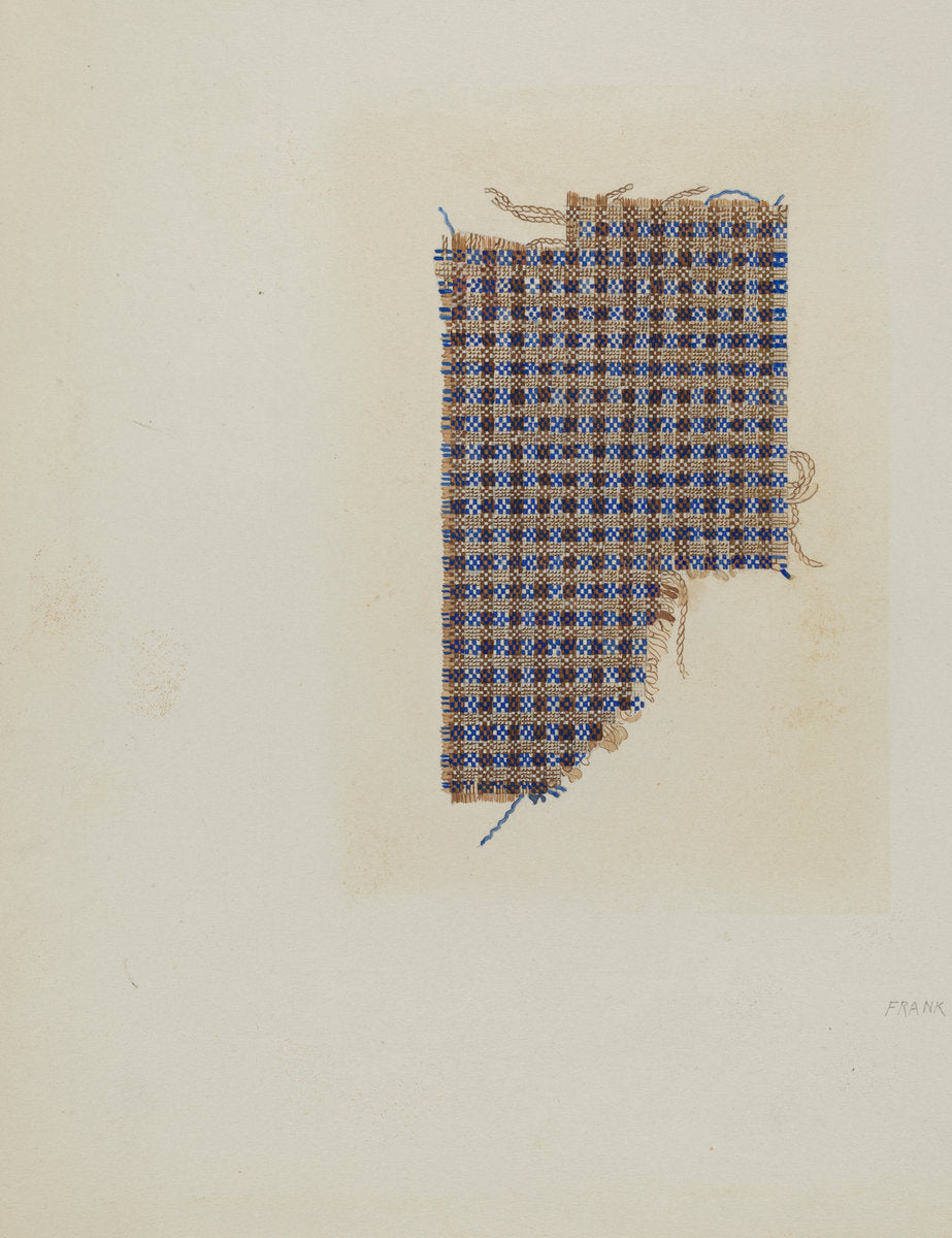 Linen and Cotton Homespun by Frank S. Browne (American, active c. 1935), 16X12"(A3)Poster Print