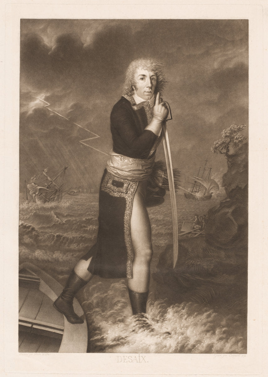 Desaix by Pierre-Charles Coqueret, after Hilaire Le Dru (French, 1761 - 1832), 16X12"(A3)Poster Print