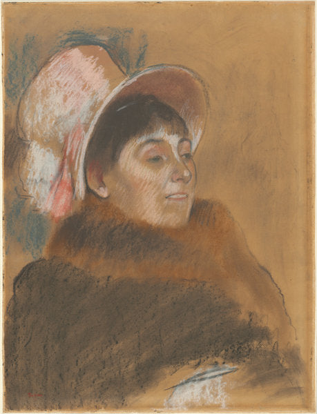 Madame Dietz-Monnin by Edgar Degas (French, 1834 - 1917), 16X12