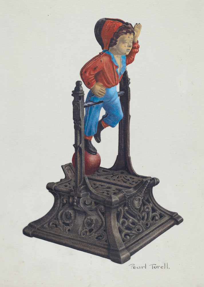 Toy Bank by Pearl Torell (American, active c. 1935), 16X12"(A3)Poster Print