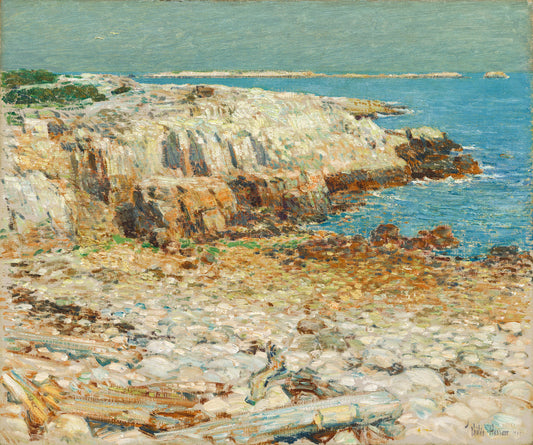 A North East Headland by Childe Hassam (American, 1859 - 1935), 16X12"(A3)Poster Print