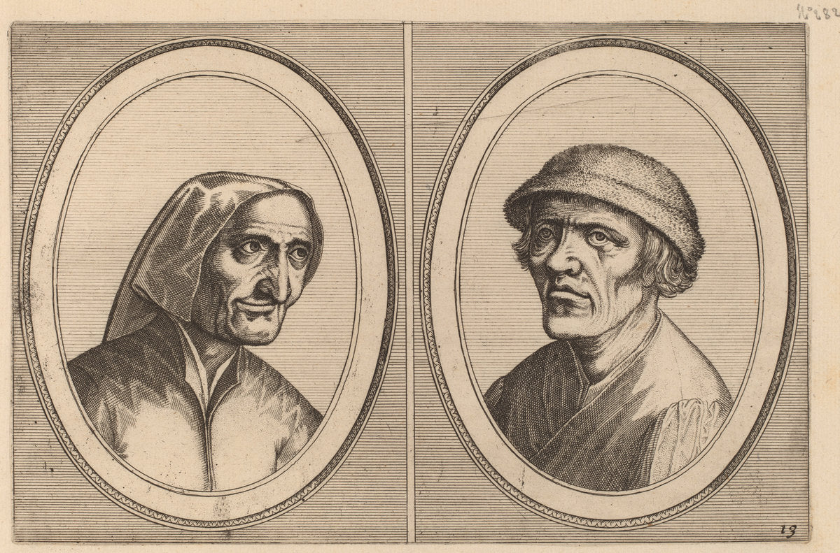 Maey Veeghde-pot and "Pannetje Vet" by Johannes and Lucas van Doetechum after Pieter Bruegel the Elder (Dutch, died 1605), 16X12"(A3)Poster Print