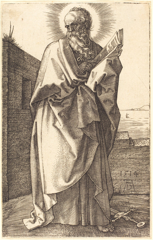 Saint Paul by Albrecht Dürer (German, 1471 - 1528), 16X12"(A3)Poster Print