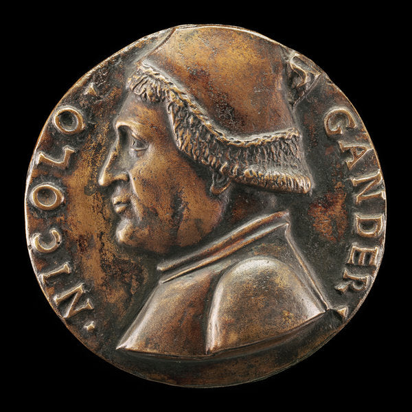 bronze//Cast hollow by Style of Niccolò Fiorentino (Nicolò Gander), 16X12"(A3)Poster Print