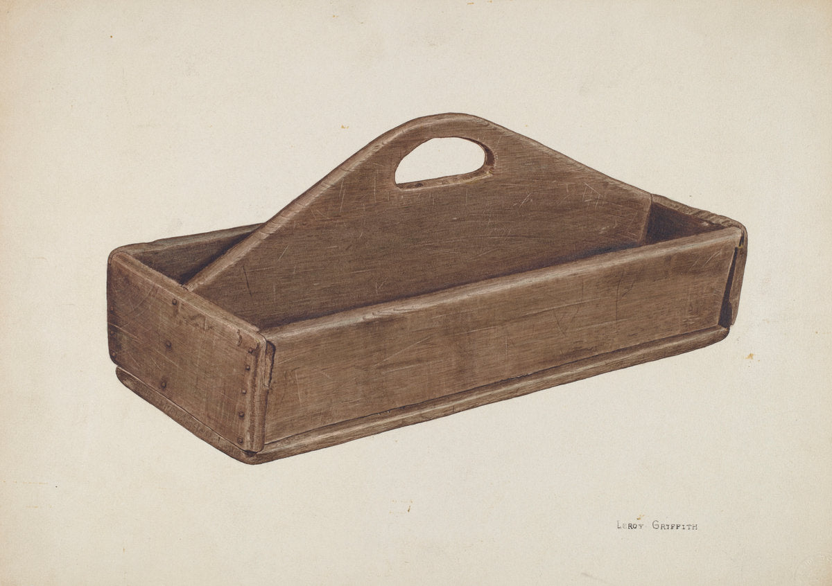 Knife Box by LeRoy Griffith (American, active c. 1935), 16X12"(A3)Poster Print