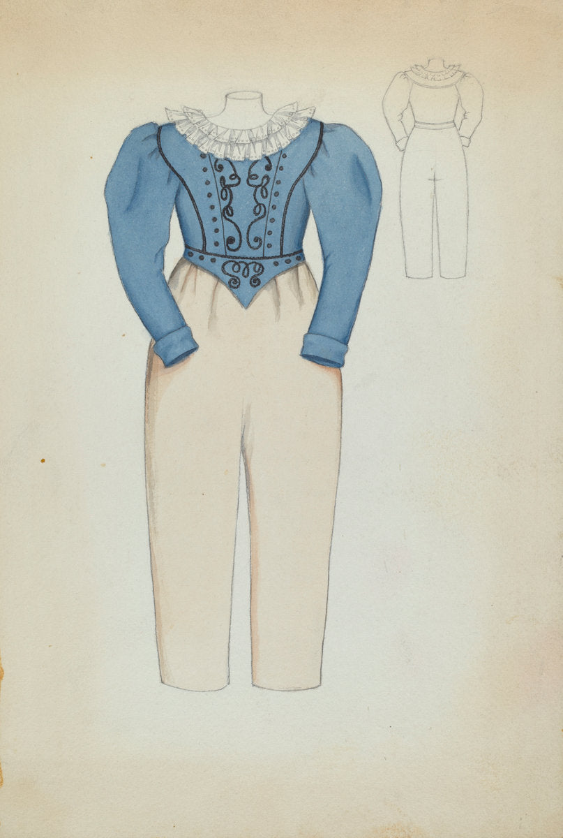 Boy's Suit by Dorothy Gernon (American, active c. 1935), 16X12"(A3)Poster Print